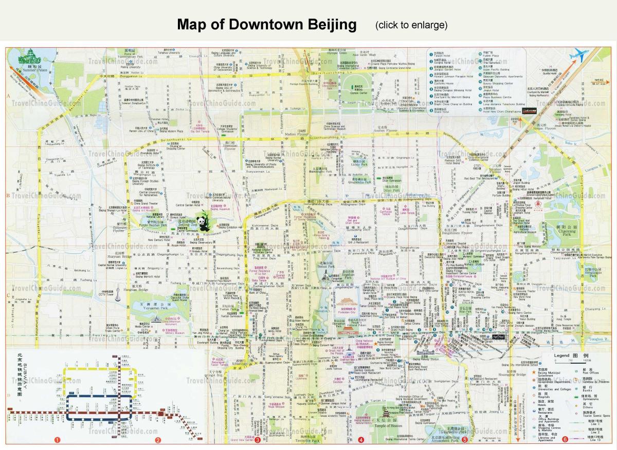 Beijing bersiar-siar peta