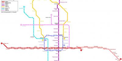 Peta Beijing bawah tanah kota