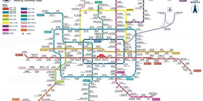 Beijing stesen keretapi bawah tanah peta