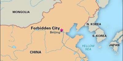 Kota terlarang China peta
